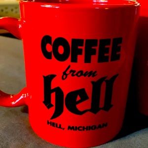 Red 12 oz. mug “Coffee from HELL” Hell, MI